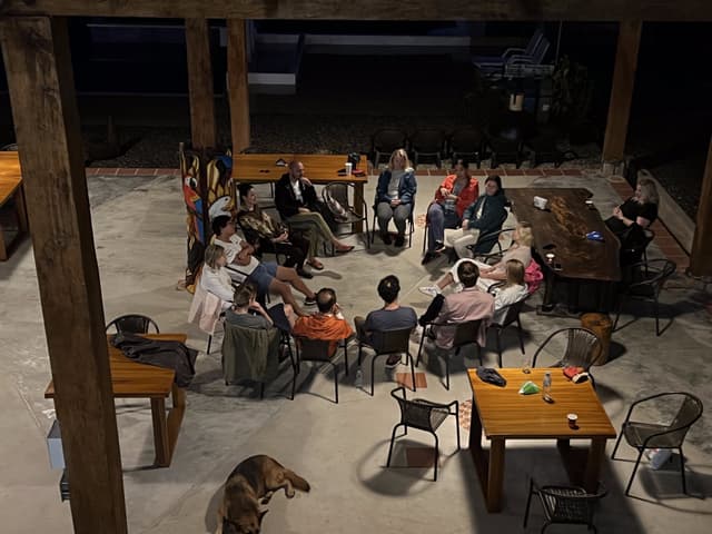 Third Sharing Circle with Francesco Pariset